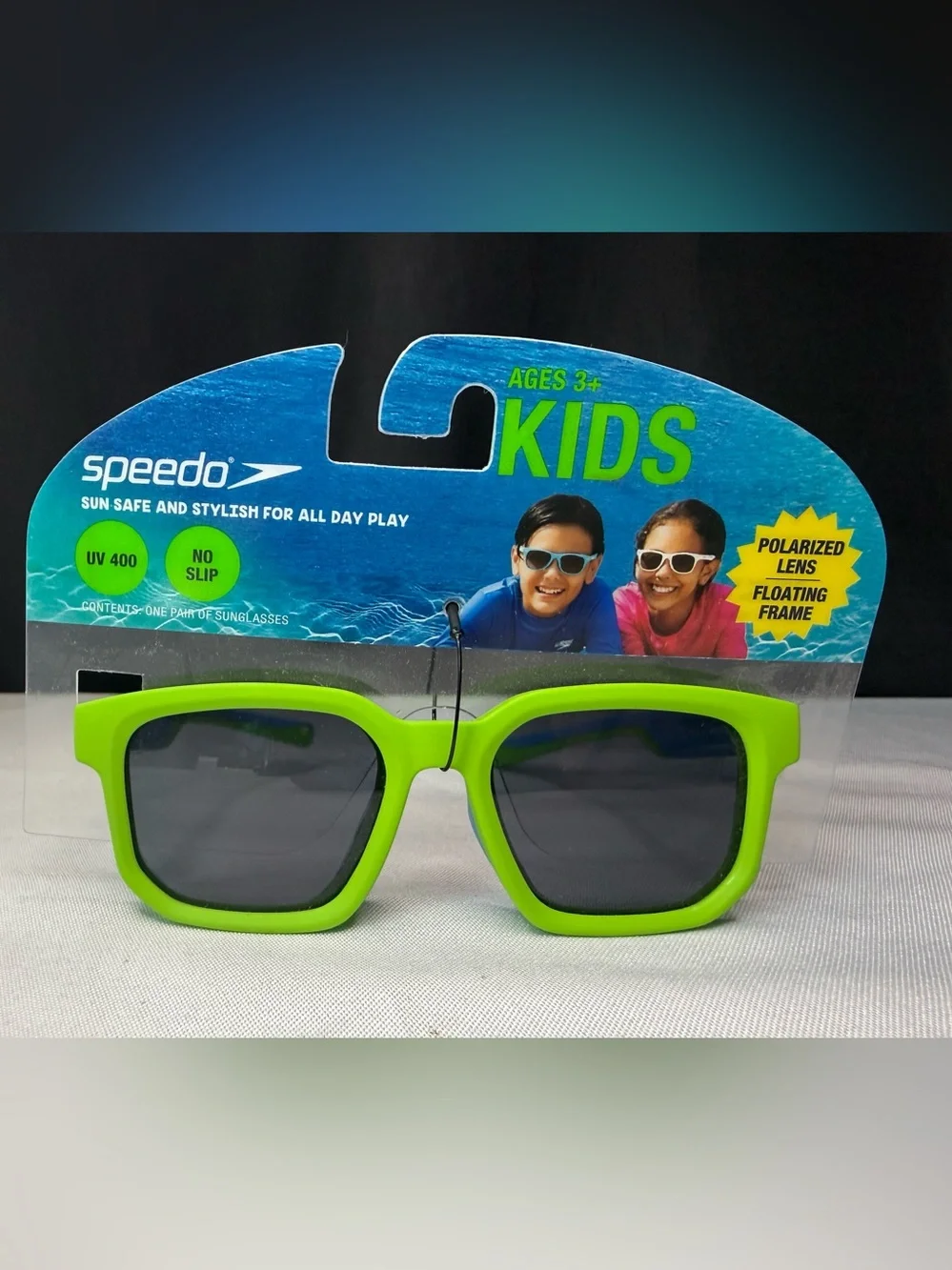 ☀️SUMMER SALE☀️Speedo Neon Green and Blue Kids Sunglasses UV ProtectantNWT